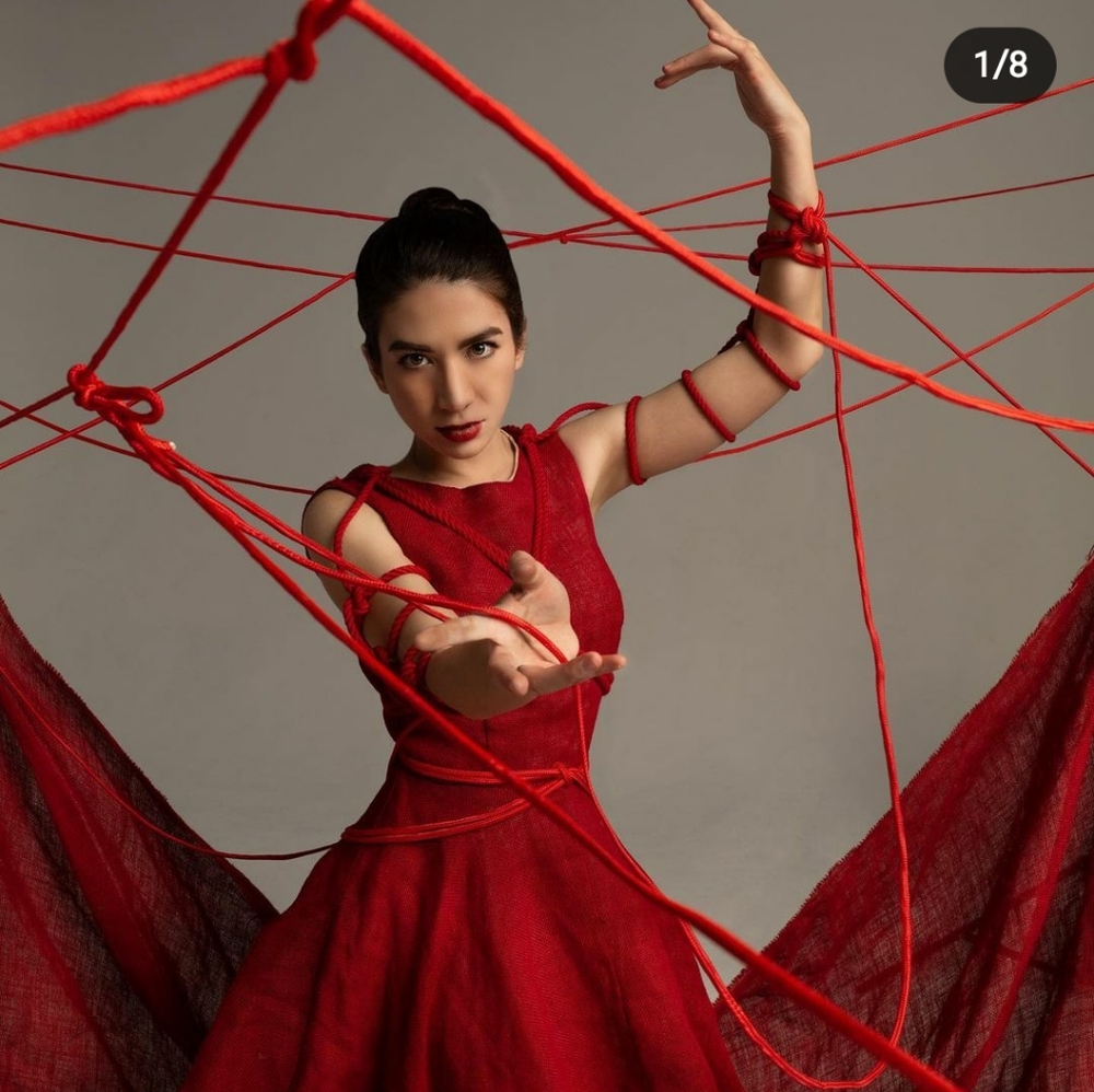 180ft red nylon 7mm 1/4 inch shibari rope